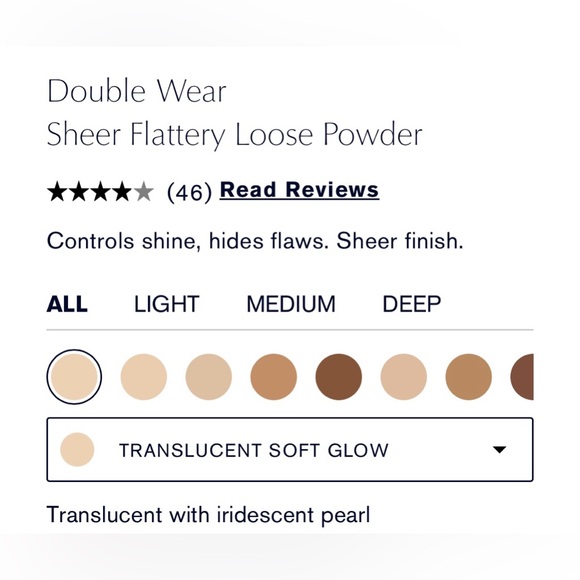 Estée Lauder Double Wear Sheer Flattery Loose Powder- Translucent Soft Glow NWT - Picture 4 of 6